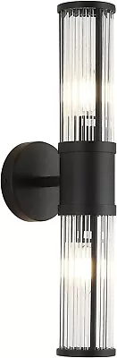 ECOBRT Bathroom Light Fixtures 2-Light Matte Black Bathroom Vanity Light Mode • $85