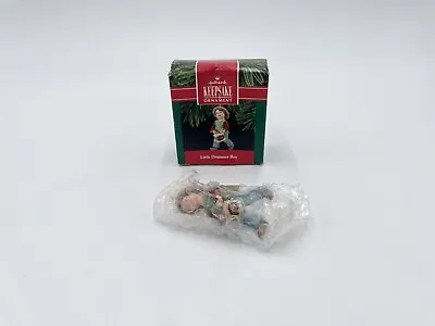 Vintage 1990 HALLMARK  Little Drummer Boy Christmas Ornament  In Box Nos • $10.50