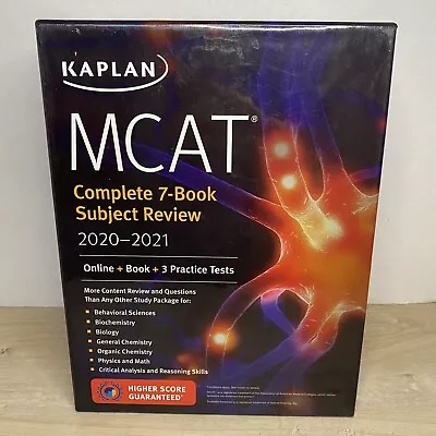 Kaplan MCAT Complete 7-Book Subject Review 2020-2021 • $50