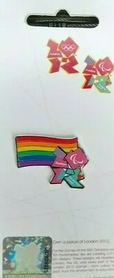 London 2012 Paralympic Games Rainbow Pride Flag Diversity Pin Badge Brand New! • $4.79