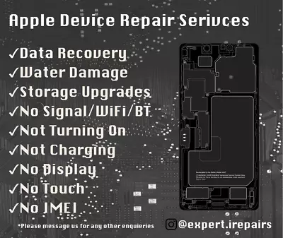 Iphone Motherboard Repair Service For Iphone 15 Pro Max To Iphone 4 • £10