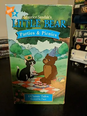 Little Bear Parties & Picnics VHS  Maurice Sendak’s Nick Jr *BUY 2 GET 1 FREE* • $8.95