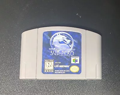 Mortal Kombat Mythologies Sub-Zero (Nintendo 64 N64 Cartridge Only Authentic) • $29.26