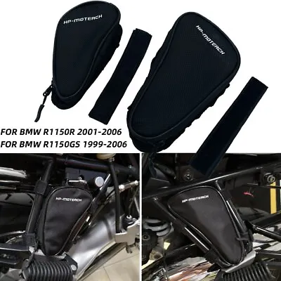 Motorcycle Side Frame Bag Storage Bags Windshield Package For BMW R1150GS R1150R • $30.32