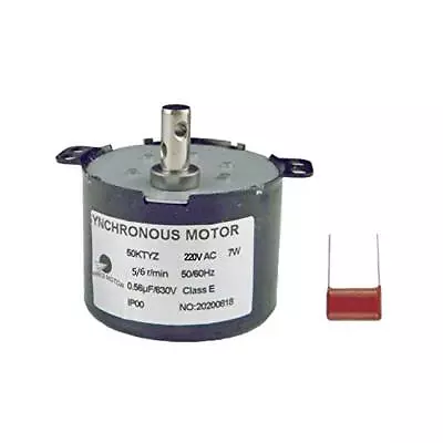 CHANCS Electric Motor 50KTYZ AC 220V Motor 5RPM 6W Synchronous Geared Motor • £35.95