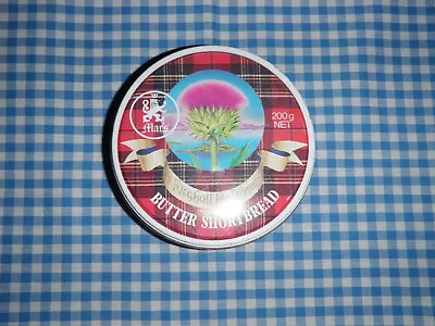 Vintage Mac's Butter Shortbread 200 G Net Round Tin In Good Condition • $5