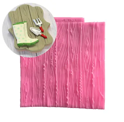 Tree Bark Cake Fondant Mould Decorating Sugarcraft Silicone Border Icing Mould • £4.65