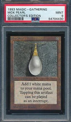 Collectors’ Edition Mox Pearl PSA 9 Graded Magic MTG (4430) • $1156