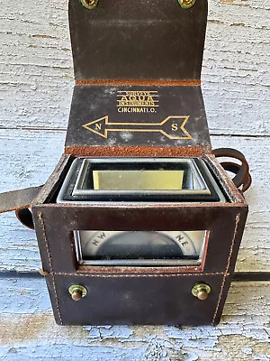 Vintage Surveyor Instrument Aqua Survey And Instrument Co. W/Case & Papers Works • $35.99