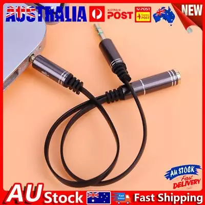 3.5mm Stereo Audio Y Splitter 1 Jack Female To 2 Male Headphone Adapter Cab • $6.96