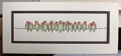 £490 • Buy WARWICK HIGGS Lovebirds The Original Painting Made Into Bestselling Print