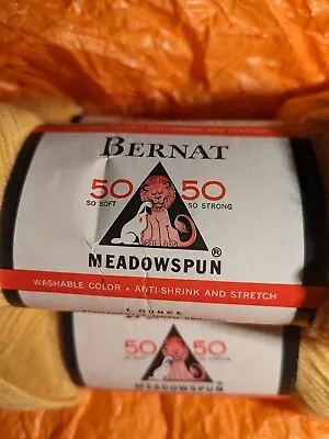 Vintage Bernat 50/50 Meadowspun....(3) Skeins • $9.50