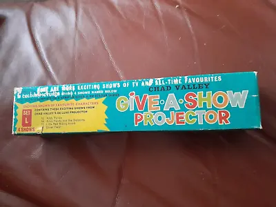 Vintage Chad Valley 'Give A Show' Projector Slides Boxed Set L 1962 Used • £4.99
