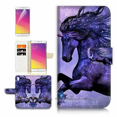 Unicorn TPU Phone Wallet Case Cover For New Optus X Start 2 - 21284 • $13.99