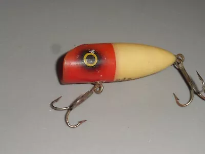 Vintage Fishing Lure Plastic Millsite Tackle Co. Bassor Series #1200 Red Head • $5.99