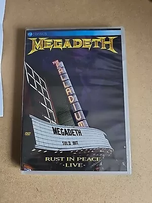 Megadeth - Rust In Peace Live [DVD] [2015] [NTSC] - DVD  New And Sealed  • £14.99