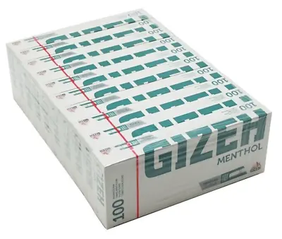 1000x GIZEH Make Your Own FILTER TUBES MENTHOL OR PLAIN King Size Tubing Paper • £14.49