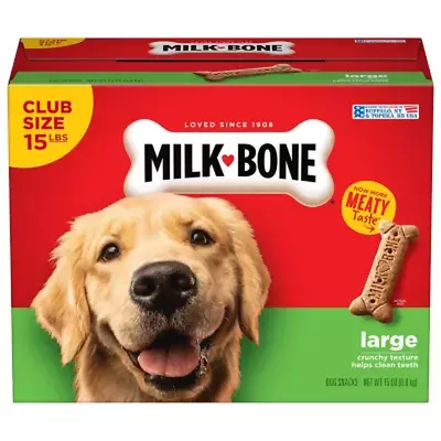 Milk-Bone Original Large Crunchy Dog Treat Biscuits (240 Oz.) • $31.25
