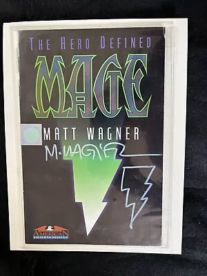 MAGE #0 AMERICAN EXCLUSIVE COMIC. 1997. Image Comics. Matt Wagner Signed • $9.99