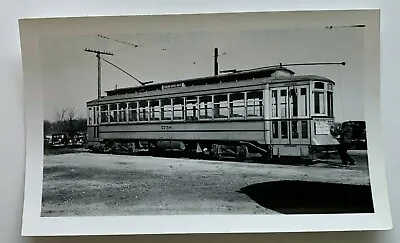Vintage Photo Baltimore Transit Co Trolley Streetcar #5758 Harford Ave Sign Cars • $6.99