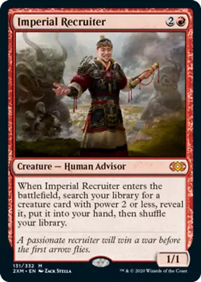 Near Mint X 1 Imperial Recruiter - Foil Double Masters • $7.14