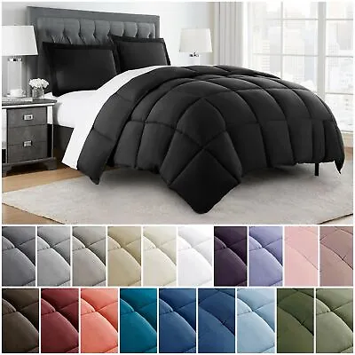 Chezmoi Collection 3-Piece Down Alternative Comforter Set All Season Bedding Set • $36.99