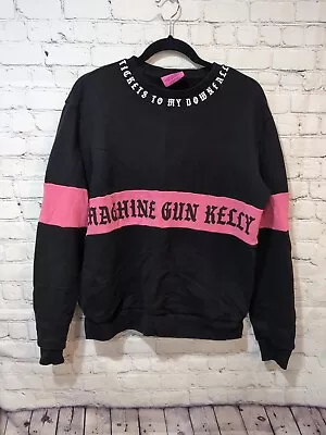 Machine Gun Kelly Sweatshirt Black Pink Tickets To My Downfall Tour MGK Size M • $40