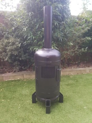 £169 • Buy Gas Bottle Wood Burner/Log Burner/ Chiminea/Patio Heater/Garden 19kg Large 