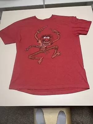 Men’s Animal Drummer Shirt. Muppets. Men’s XL Heather Red • $8