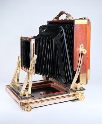 Tachihara 8x10 Cherry Wood And Brass Large Format Field Camera Mint- Condition • £2850