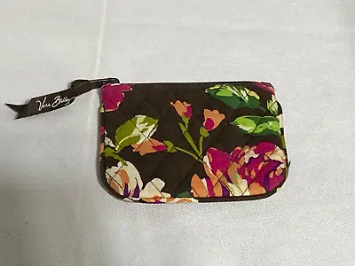 Vera Bradley English Rose Pattern Poly-Lined Cosmetic Bag • $22.98