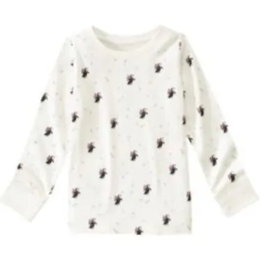 $12 • Buy New Gymboree Penguin Chalet Toddler Girl's Tops Cotton Shirt Cream Size 3
