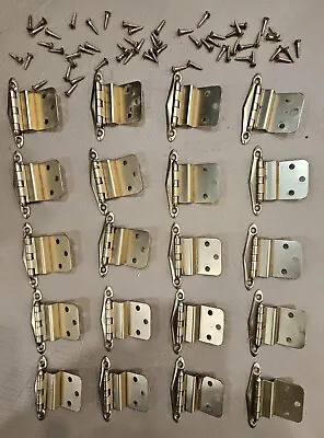 Lot Of 20 Vintage 50's Mid-Century Modern Style Kitchen Cabinet Hinges • £9.52