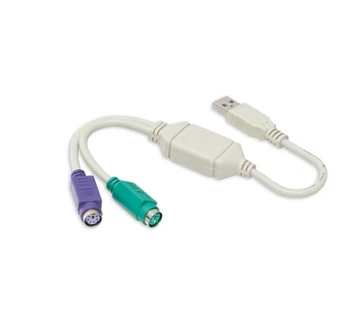 $5.95 • Buy USB To PS/2 Ports For PS2 Keyboard & Mouse Convertor Adapter