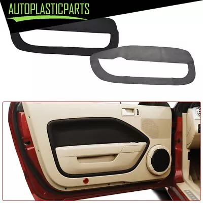 Fit For 2005-2009 Ford Mustang Door Panel Insert Cards Synthetic Leather Cover • $14.08