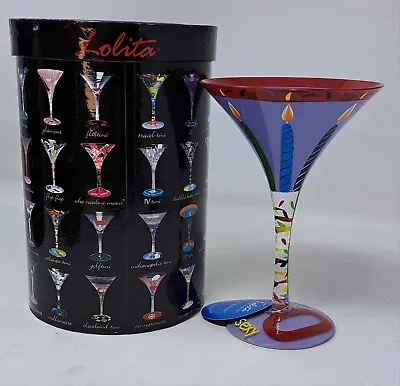 Lolita 60 Is Sexy Hand Painted I Love My Martini Glass Boxed • £11.99