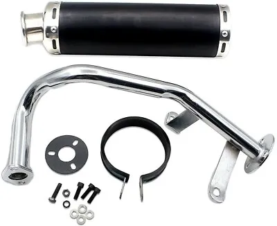 Performance Exhaust Black Muffler For GY6 139QMB  4 Stroke 50c • $69.99