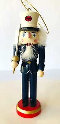 Wood Nutcracker Christmas Ornament Soldier With Sword 5  Tall • $9.74