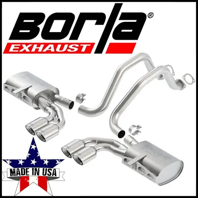 Borla S-Type Cat-Back Exhaust System Fits 1997-2004 Chevy Corvette / Z06 5.7L • $1539.99