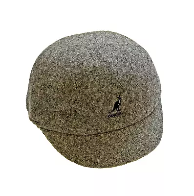 Kangol Gray Wool Stingy Space Cap Hat 6907BCHW CAO 1474 RN 68438 Medium • $65