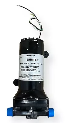 Shurflo Marine Air Conditioning Circulation Pump 4.5 GPM 115V 4758-172-A80 • $324.95