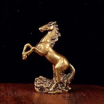 Horse Figurine Collectible Small Horse Ornament Mini For Office Bedroom Desk • £6.36