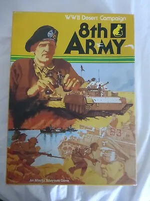 8th Army  By Attactix WW2 North Africa Board War Game (Complete) • £35
