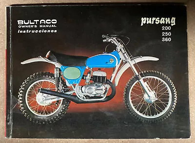 Bultaco Pursang Manual • $250