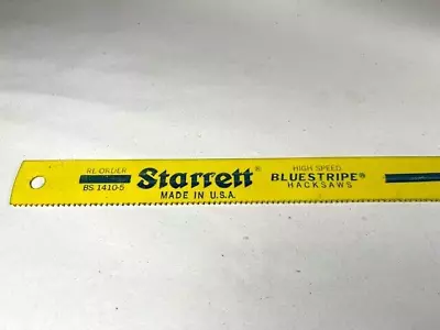 Starrett 14  X 1  Hack Saw Blade #BS1410-5 • $15