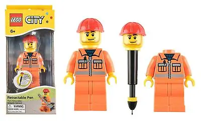 £8.50 • Buy Lego City Retractable Construction Worker Pen