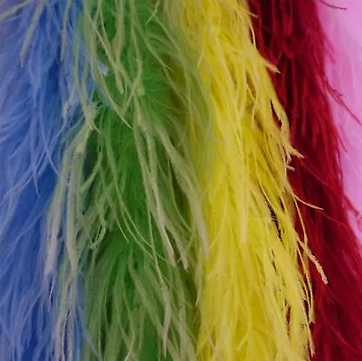 £25 • Buy 1m Length Ostrich Feather Boa 3 Ply Dance Wedding Costumes BO001