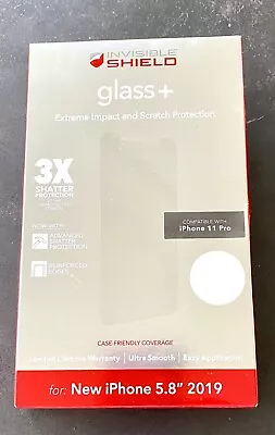 ZAGG InvisibleShield Glass Plus Screen Protector For IPhone 5.8” 2019  11 Pro • $8.99