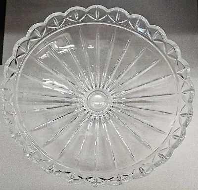 Leaded Crystal Compote Godinger Olympia Pattern Bowl Clear (Without Pedestal Bas • $19.99