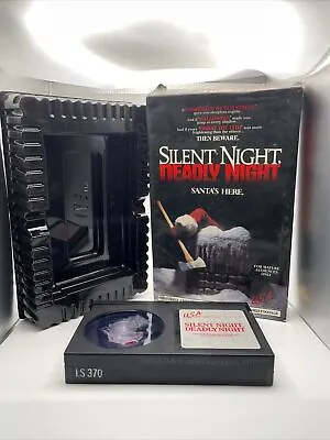 $54 • Buy Rare BETA Big Box Silent Night, Deadly Night 1984 Santa’s Here! Mature Audiences